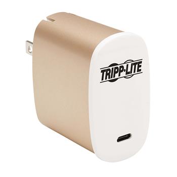Tripp Lite by Eaton 50W Compact USB-C Wall Charger, GaN Technology, USB-C Power Delivery 3.0