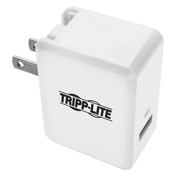 Tripp Lite by Eaton 1-Port USB Wall/Travel Charger With Quick Charge 3.0, Class A 5/9/12V DC Out, 18W