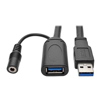 Tripp Lite by Eaton USB 3.0 SuperSpeed Active Extension Repeater Cable, USB-A M/F, 65.61&#39;