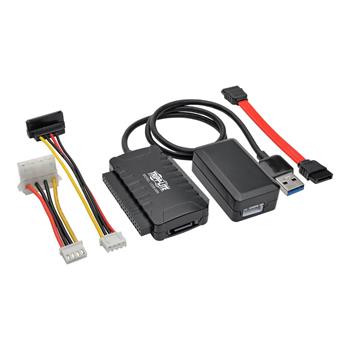Tripp Lite by Eaton USB 3.0 SuperSpeed To SATA/IDE Adapter With Built-In USB Cable, 2.5&quot;/3.5&quot;/5.25&quot; Hard Drives
