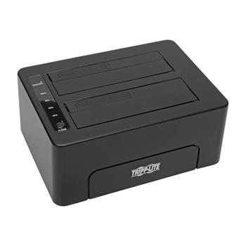 Tripp Lite by Eaton USB 3.0 SuperSpeed To Dual SATA External Hard Drive Docking Station With Cloning For 2.5&quot;/3.5&quot; HDD