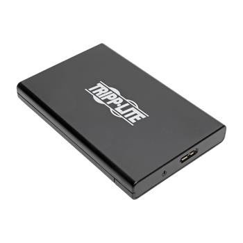 Tripp Lite by Eaton USB 3.0 SuperSpeed External 2.5 in. SATA Hard Drive Enclosure with Built-In Cable and UASP Support