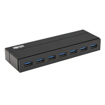 Tripp Lite by Eaton 7-Port USB-A 3.0 SuperSpeed Hub with 2A USB Charging Port for Fast Charging (U360-007)