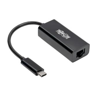 Tripp Lite by Eaton USB-C to Gigabit Network Adapter with Thunderbolt 3 Compatibility, Black