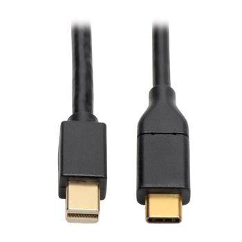 Tripp Lite by Eaton USB-C to Mini DisplayPort Active Adapter Cable, M/M, 4K 60 Hz, Black, 6&#39;
