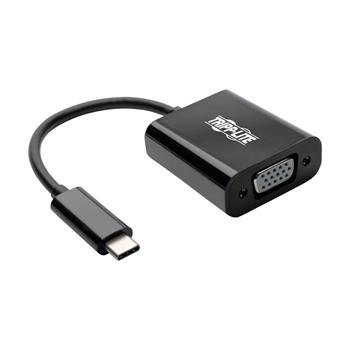 Tripp Lite by Eaton USB-C to VGA Adapter with Alternate Mode, DP 1.2, Black