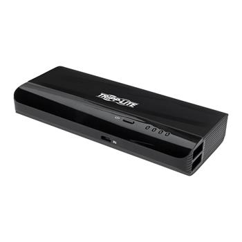 Tripp Lite by Eaton Portable Charger, 2x USB-A, 10,400mAh Power Bank, Lithium-Ion, Auto Sensing, Black