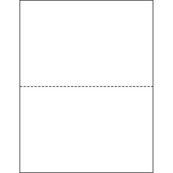 Alliance Imaging Products Perforated Laser-Cut Paper, 92 Bright, 24 lb, 8.5&quot; x 11&quot;, White, 500 Sheets/Ream