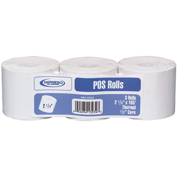 Alliance Imaging Products™ Thermal Rolls, 2 1/4&quot;x165&#39;, 3 RL/PK