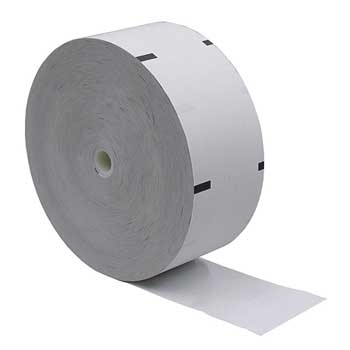 Alliance Imaging Products ATM Thermal Rolls, 1&quot; Core, 3-1/8&quot; x 2500&#39;, White, 4 Rolls/Carton