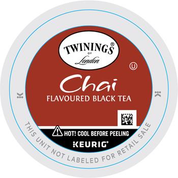 TWININGS&#174; K-Cup&#174; Pods, Tea, Chai, 24/BX