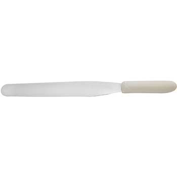 Winco Bakery Spatula, 10&quot; x 1 3/8&quot;, White