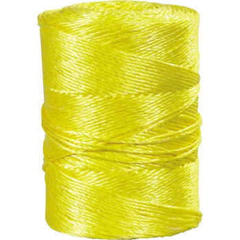 W.B. Mason Co. Twisted Polypropylene Rope, 3/16 in x 600 ft, Yellow
