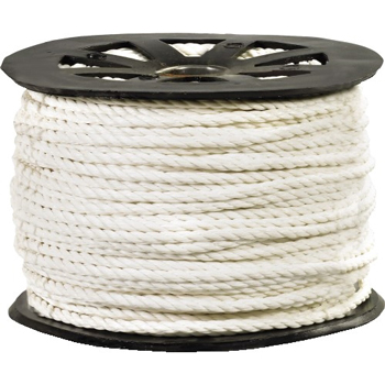 W.B. Mason Co. Twisted Polypropylene Rope, 1/4 in x 600 ft, White