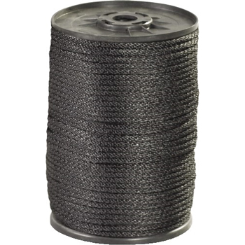 W.B. Mason Co. Solid Braided Nylon Rope, 1/8 in x 500 ft, Black