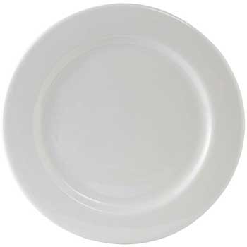 Tuxton Alaska China, Plate, Pure White, 6 1/4&quot;, 36/CS