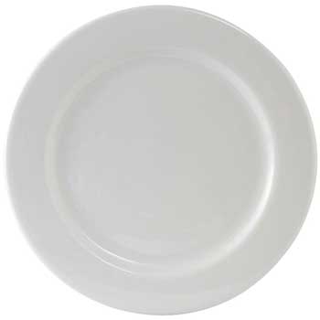 Tuxton Alaska China, Plate, White, 10.5&quot;, 12/DZ