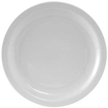 Tuxton Colorado China, Plate, Pure White, 6 1/2&quot;, 36/CS