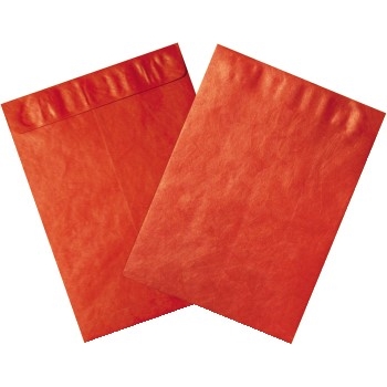 W.B. Mason Co. Tyvek&#174; Self-Seal Envelopes, 9 in x 12 in, Red, 100/Case