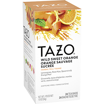 Tazo Tea Bags, Wild Sweet Orange, 24/BX