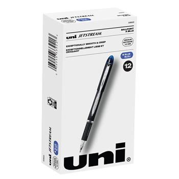 uni-ball Jetstream Ballpoint Pens, Medium Point, 1.0mm, Blue