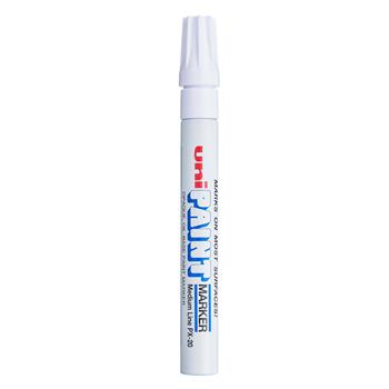 uni-ball Paint PX-20 Oil-Based Paint Markers, Medium Line, 1.8-2.2mm, White