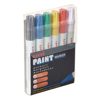 Uni-Ball PX-20 1.8~2.2mm Medium Oil Based Permanent Paint Marker 12 Colours set 