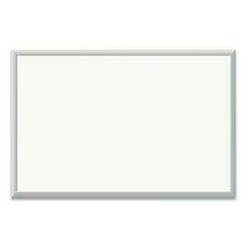 U Brands Magnetic Dry Erase Board with Aluminum Frame, 36&quot; x 24&quot;, White Surface, Silver Frame