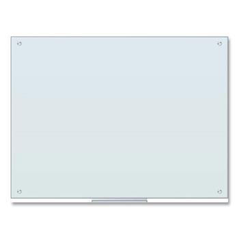 U Brands Glass Dry Erase Board, 48&quot; x 36&quot;, White Surface