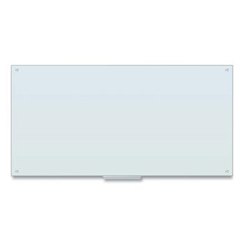 U Brands Glass Dry Erase Board, 72&quot; x 36&quot;, White Surface