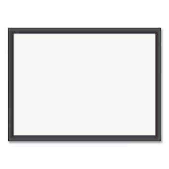 U Brands Magnetic Dry Erase Board with MDF Frame, 24&quot; x 18&quot;, White Surface, Black Frame