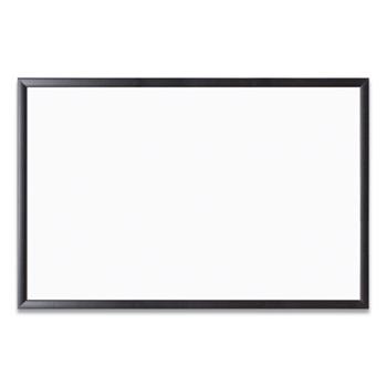 U Brands Magnetic Dry Erase Board with MDF Frame, 36&quot; x 24&quot;, White Surface, Black Frame