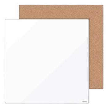 U Brands Tile Board Value Pack, 14&quot; x 14&quot;, White/Natural, 2/Set