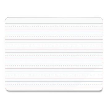 U Brands Double Sided Dry Erase Lap Board, 12&quot; x 9&quot;, White Surface, 10/Pack