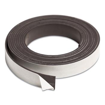 U Brands Magnetic Adhesive Tape Roll, 0.5&quot; x 7 ft, Black
