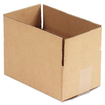 General Supply Fixed-Depth Shipping Boxes, Regular Slotted Container (RSC), 10&quot; x 6&quot; x 4&quot;, Brown Kraft, 25/Bundle