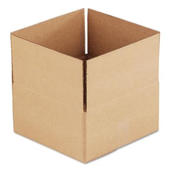 General Supply Fixed-Depth Shipping Boxes, Regular Slotted Container (RSC), 12&quot; x 12&quot; x 6&quot;, Brown Kraft, 25/Bundle