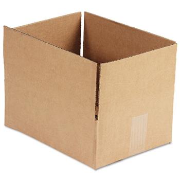 General Supply Fixed-Depth Shipping Boxes, Regular Slotted Container (RSC), 12&quot; x 9&quot; x 4&quot;, Brown Kraft, 25/Bundle