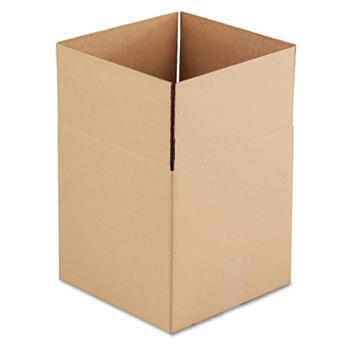 General Supply Cubed Fixed-Depth Shipping Boxes, Regular Slotted Container (RSC), 14&quot; x 14&quot; x 14&quot;, Brown Kraft, 25/Bundle