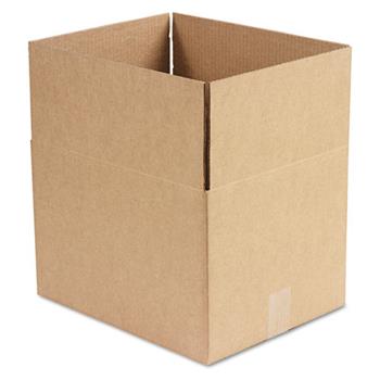 General Supply Fixed-Depth Shipping Boxes, Regular Slotted Container (RSC), 15&quot; x 12&quot; x 10&quot;, Brown Kraft, 25/Bundle