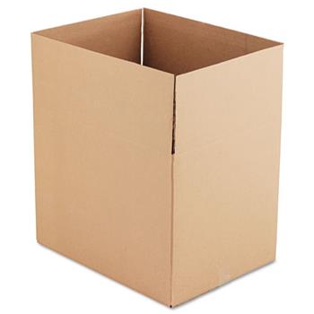 General Supply Fixed-Depth Shipping Boxes, Regular Slotted Container (RSC), 24&quot; x 18&quot; x 18&quot;, Brown Kraft, 10/Bundle