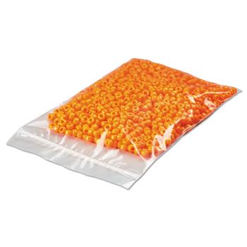 General Supply Zip Reclosable Poly Bags, 2 mil, 4&quot; x 4&quot;, Clear, 1,000/Carton