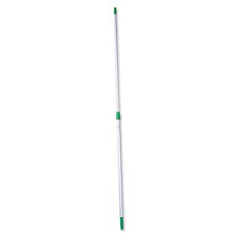 Unger Opti-Loc Aluminum Extension Pole, 20 ft, Three Sections, Green/Silver