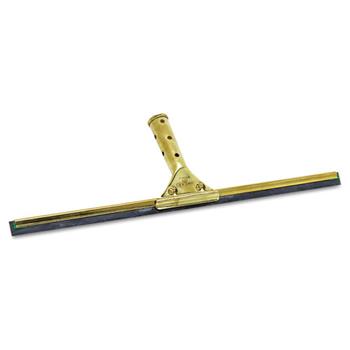 Unger&#174; Golden Clip Brass Squeegee Complete, 18&quot; Wide
