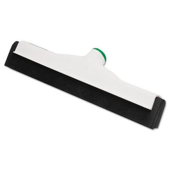 Unger Sanitary Standard Floor Squeegee, 18 Inch Blade, White Plastic/Black Rubber