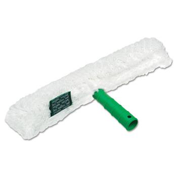 Unger Original Strip Washer with Green Nylon Handle, White Cloth Sleeve, 10 Inches