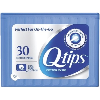 Q-tips&#174; Cotton Swabs Travel Pack 30 Count, 36/Carton