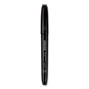 Universal Pen-Style Permanent Marker Value Pack, Fine Bullet Tip, Black, 36/Pack