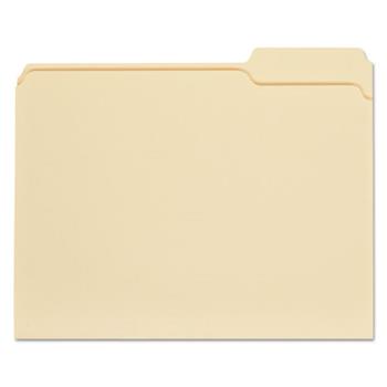 Universal Top Tab File Folders, 1/3-Cut Tabs: Right Position, Letter Size, 0.75&quot; Expansion, Manila, 100/Box