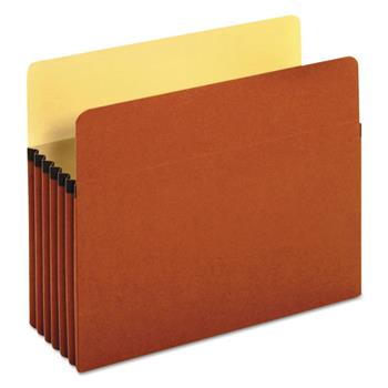 Universal Redrope Expanding File Pockets, 5.25&quot; Expansion, Letter Size, Redrope, 10/Box